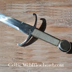 Deepeeka Middelalderlig Sværd Med Bøjet Korsværn