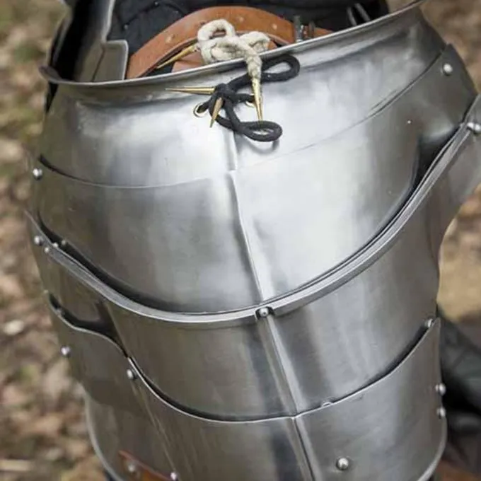 Epic Armoury Middelalderlige Pauldrons Milanese, Polerede - Billede 5