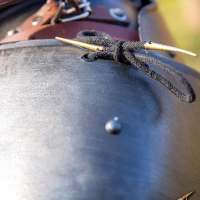 Epic Armoury Middelalderlige Pauldrons Richard, Bronzeret - Billede 4