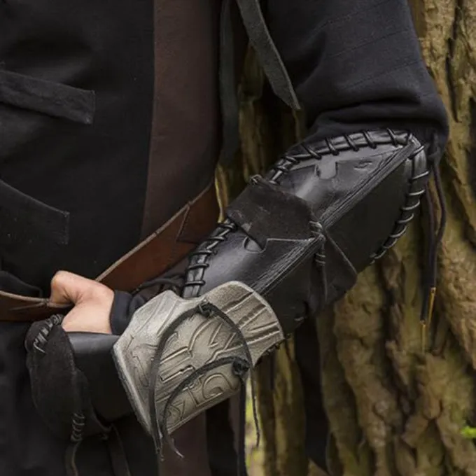 Epic Armoury Mørk Elf Bracer, Venstre Arm - Billede 3