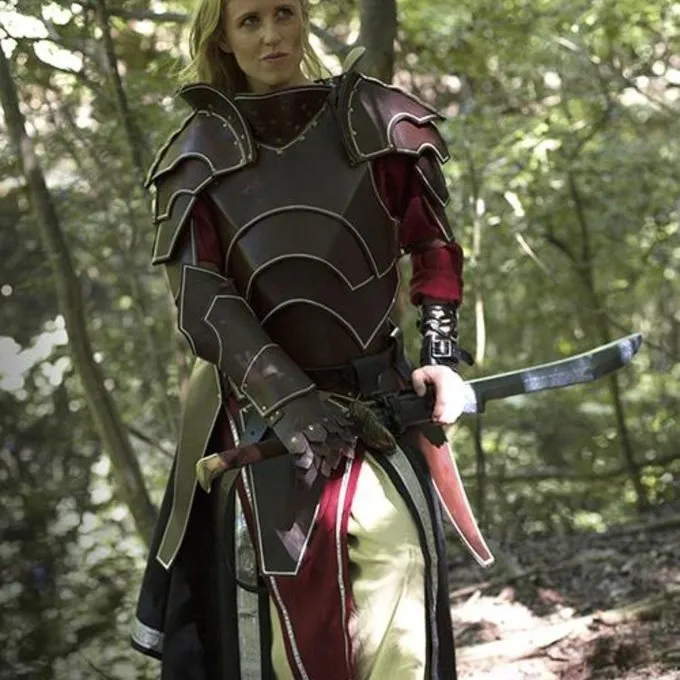 Epic Armoury Mørk Elven Komplet Læder Rustning Sæt - Billede 3