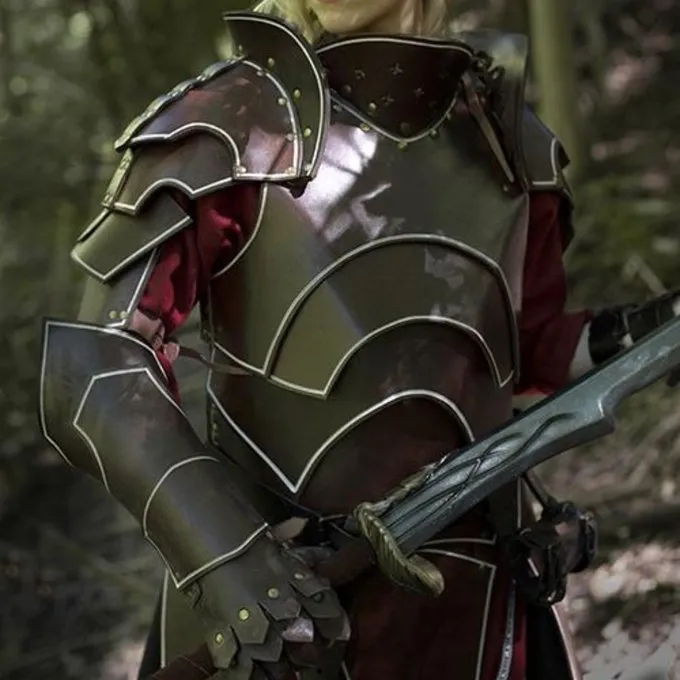 Epic Armoury Mørk Elven Komplet Læder Rustning Sæt