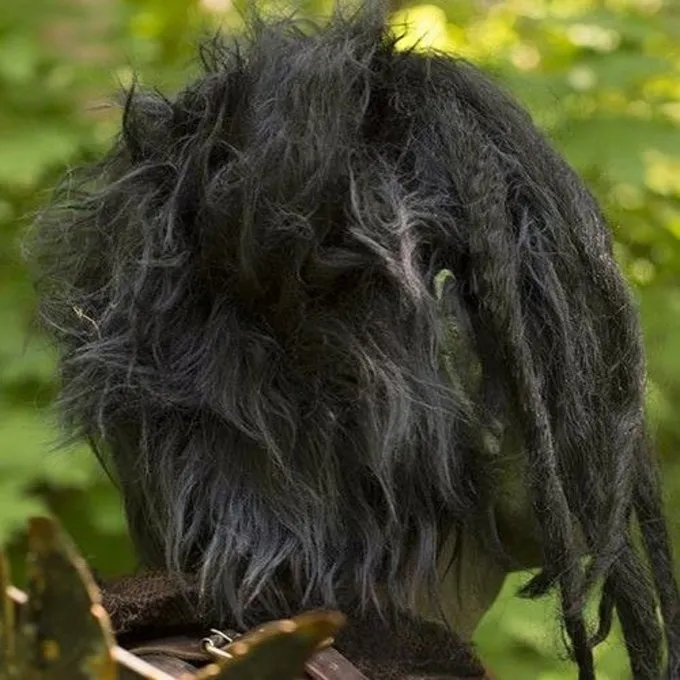 Epic Armoury Orc Maske Med Hår - Billede 3