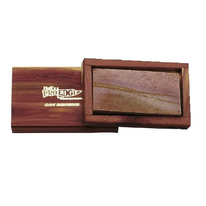 Original Arkansas Hvæssesten Med Trækasse