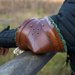 Epic Armoury Par Læder Couters, Brun-groen