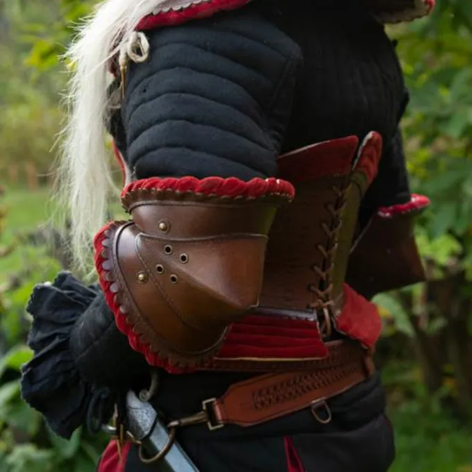 Epic Armoury Par Læder Couters, Brun-rød - Billede 3