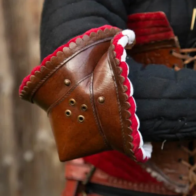 Epic Armoury Par Læder Couters, Brun-rød - Billede 4