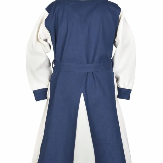 Piger Dress Birka, Blå-naturlig - Billede 3