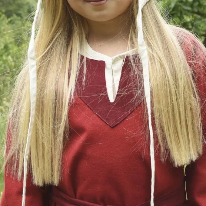 Piger Dress Birka, Rød - Billede 3