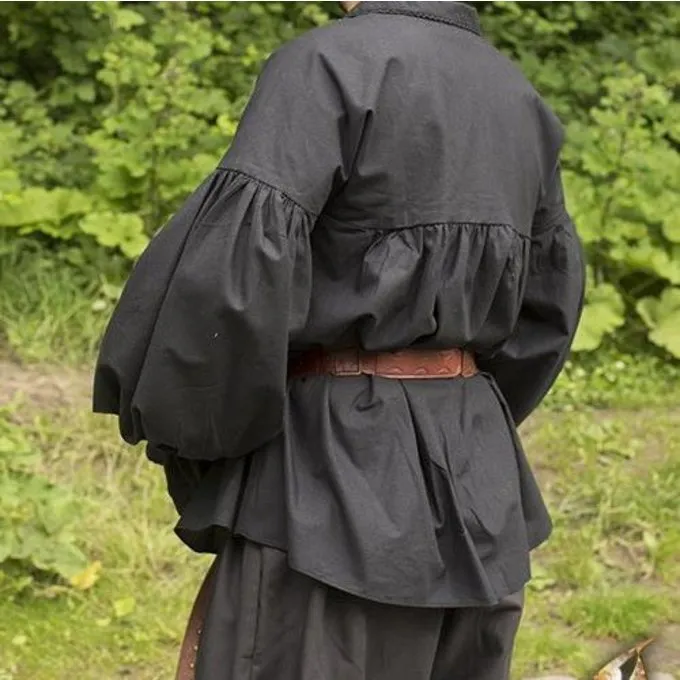 Epic Armoury Pirat Skjorte Jack, Sort - Billede 3