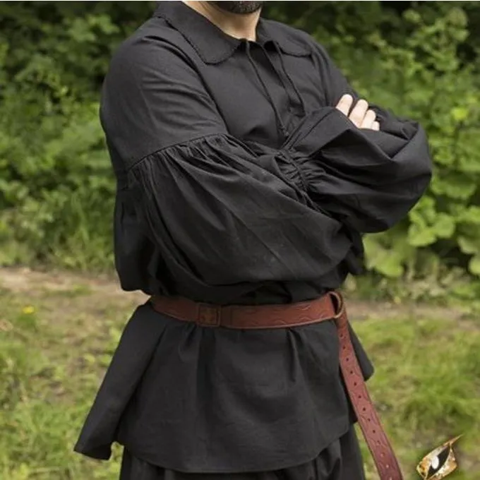 Epic Armoury Pirat Skjorte Jack, Sort - Billede 4