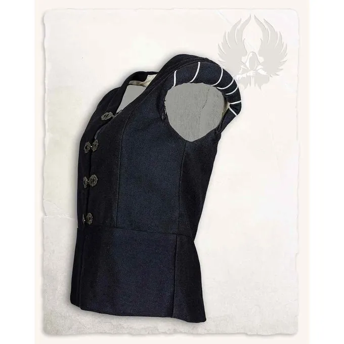 Mytholon Renæssance Dublet Geoffrey, Sort - Billede 4