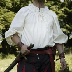 Epic Armoury Renæssance-shirt Cosimo, Hvid