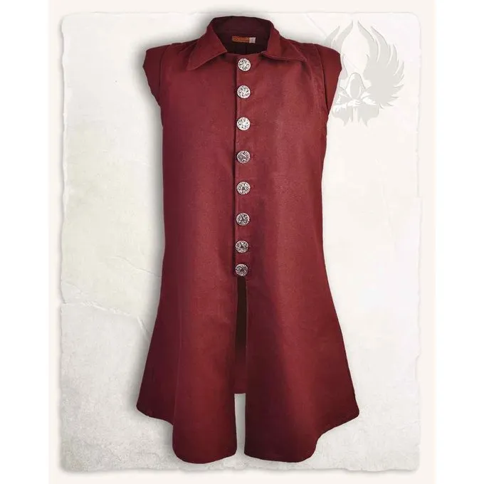 Mytholon Renaissance Vest Tilly, Rød - Billede 4