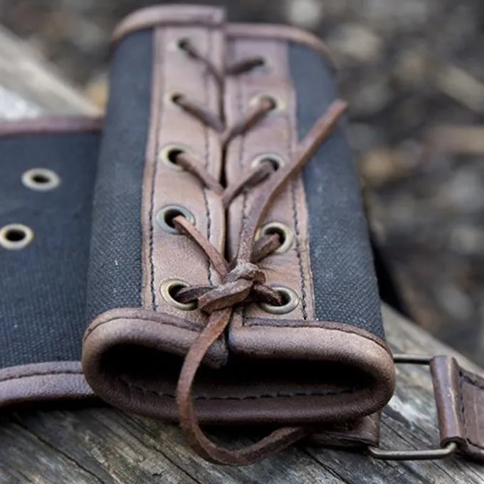 Epic Armoury RFB Double LARP Sværdholder, Brun-sort - Billede 4