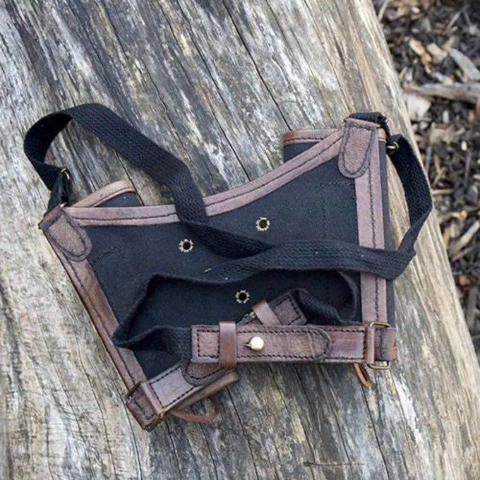 Epic Armoury RFB Double LARP Sværdholder, Brun-sort - Billede 5