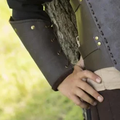 Epic Armoury RFB Læder Armskinner, Brun, Pair