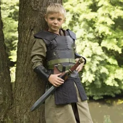 Epic Armoury RFB Læder Brystet Rustning S, Sort