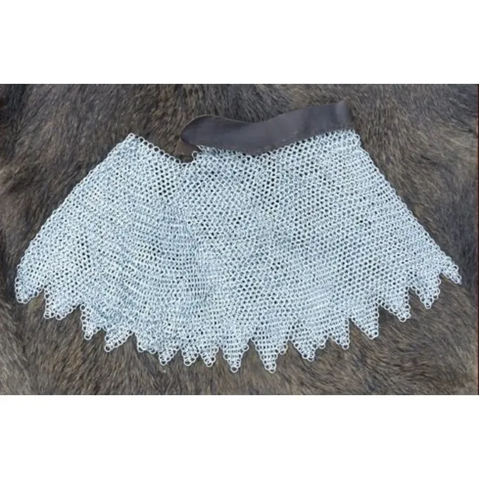 Ringbrynje Brynjekrave, Galvaniseret, 8 Mm