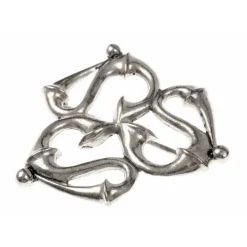 Romersk Trompet Fibula, Forsølvede