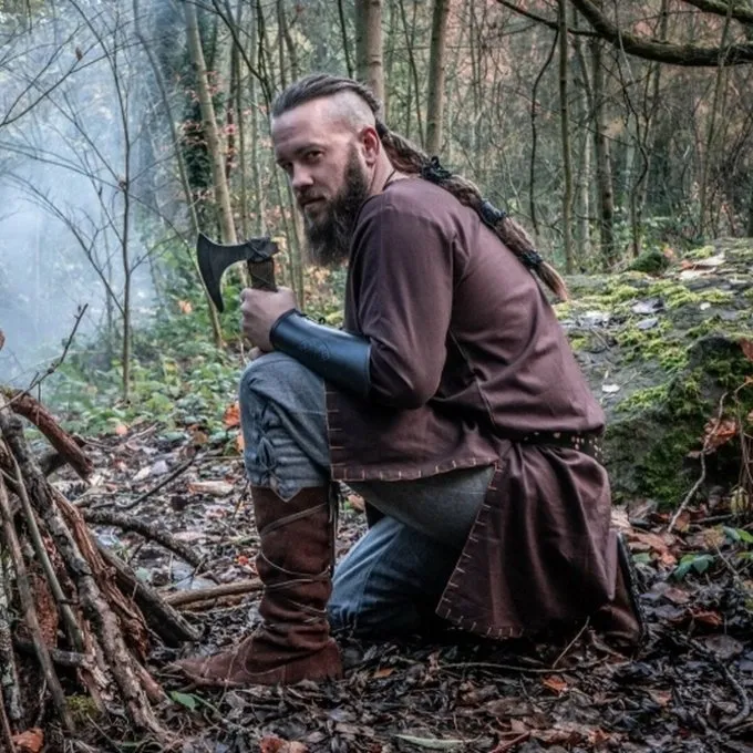 Leonardo Carbone Ruskindstøvler Rolf, Mørkebrun - Billede 3