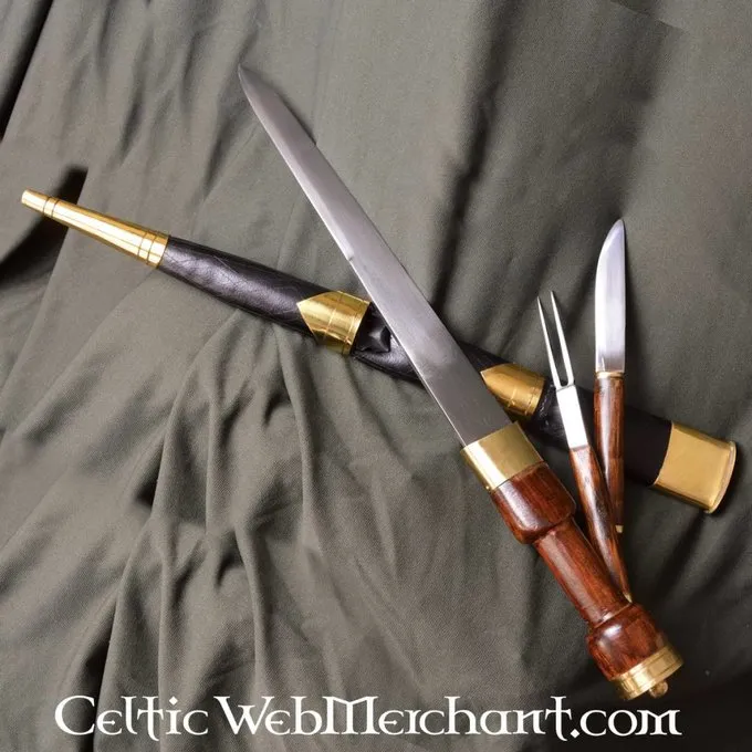 Deepeeka Sgian Achlais Med Kniv Og Gaffel - Billede 2