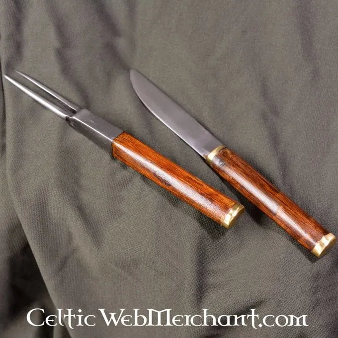 Deepeeka Sgian Achlais Med Kniv Og Gaffel - Billede 3