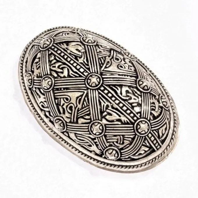 Shield Broche Oseberg, Forsølvede, Pris Per Styk