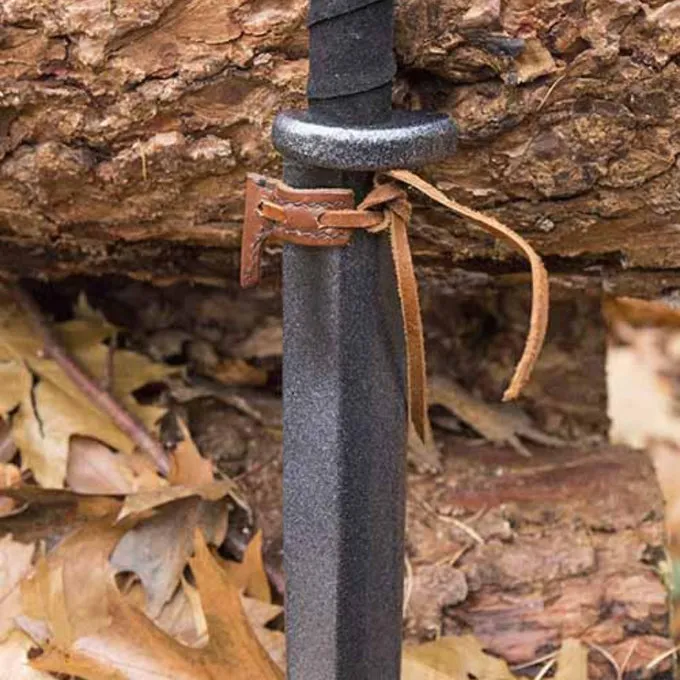 Epic Armoury Skede Hook Til LARP Sværd, Brun - Billede 3