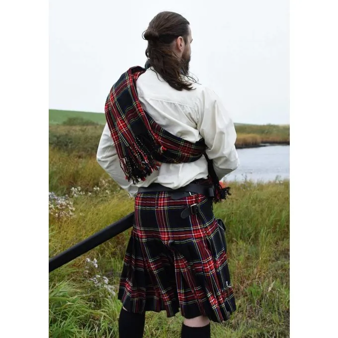 Skotsk Kilt, Sort Stewart - Billede 4