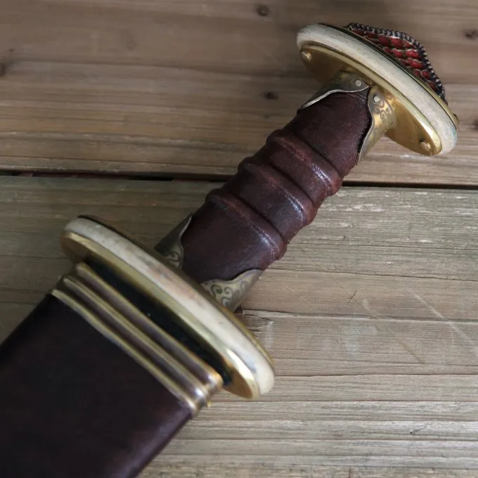 Deepeeka Sutton Hoo Sværd Med Emalje - Billede 6