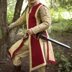 Epic Armoury Tabard Geoffrey, Beige-rød
