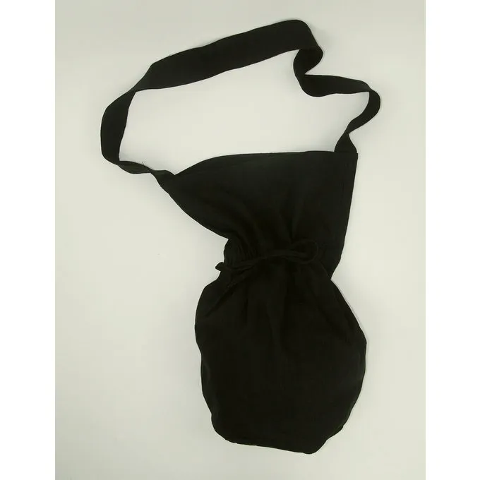 Leonardo Carbone Tekstil Skuldertaske, Sort - Billede 2