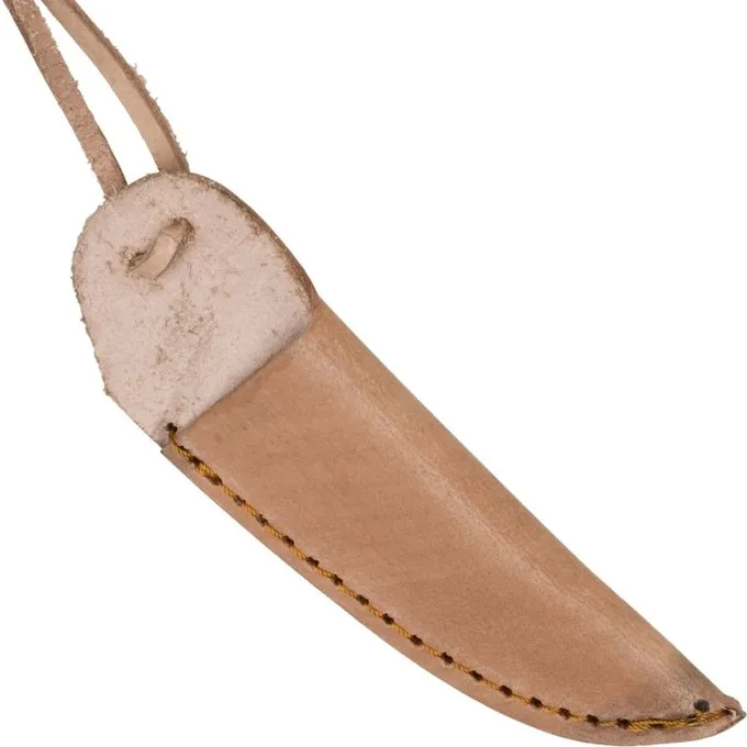 (Tidlig) Middelalderlig Halskniv Med Skede - Billede 2