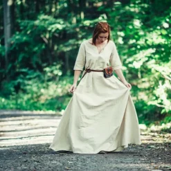 Leonardo Carbone (Tidlig) Middelalderlig Kjole Brida, Naturlig