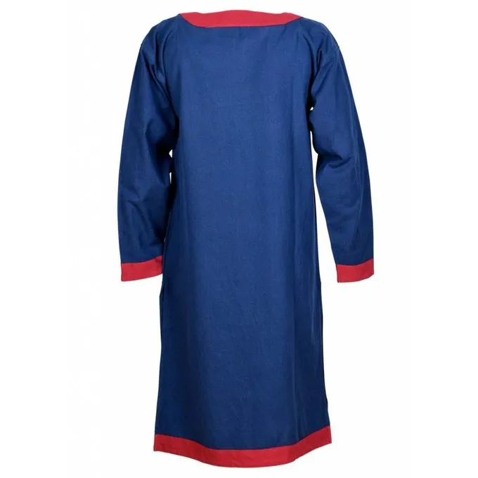 (Tidlig) Middelalderlig Tunika Clovis, Blå-rød - Billede 2