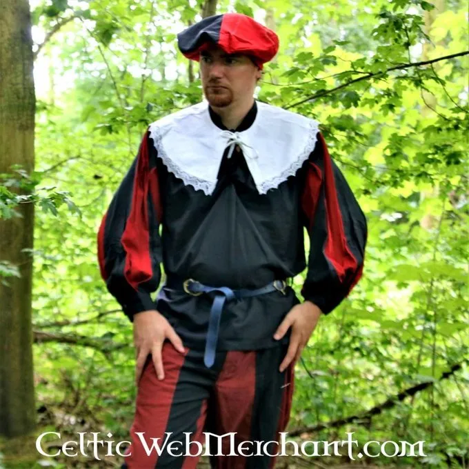 Leonardo Carbone To-farvet Hætte Sort-blå - Billede 3