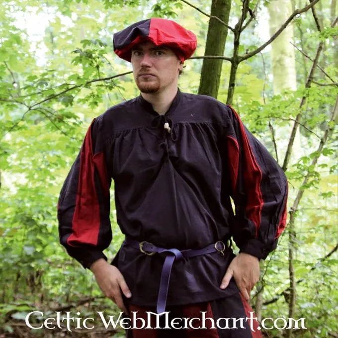 Leonardo Carbone To-farvet Hætte Sort-blå - Billede 4