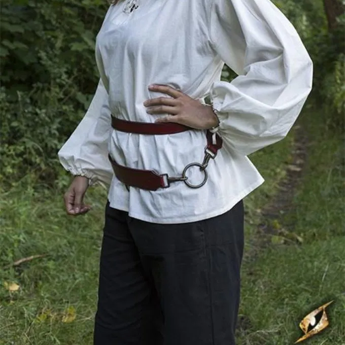 Epic Armoury Todelt Sværdbælte, Rød - Billede 4