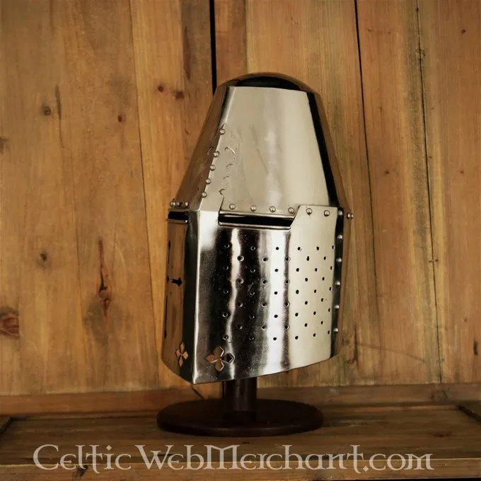 Deepeeka Tøndehjelm Med Læder Speeches - Billede 3