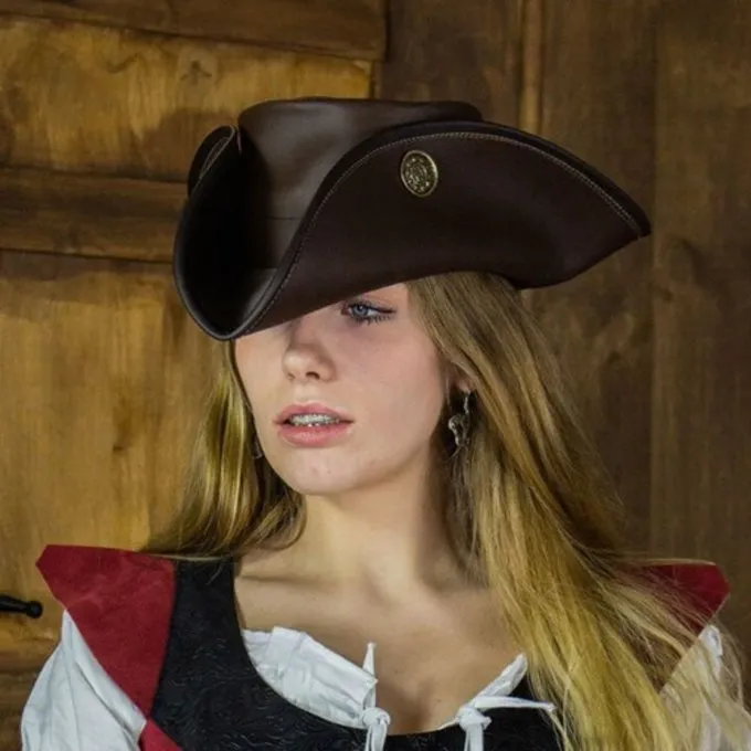 Rawblade Tricorn Three Doublons, Brown - Billede 2