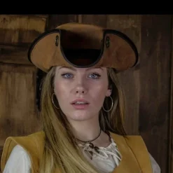 Rawblade Tricorn Three Doublons, Forvitret Brun