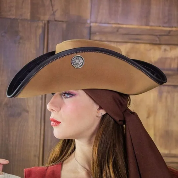 Rawblade Tricorn Three Doublons, Lysebrun - Billede 2