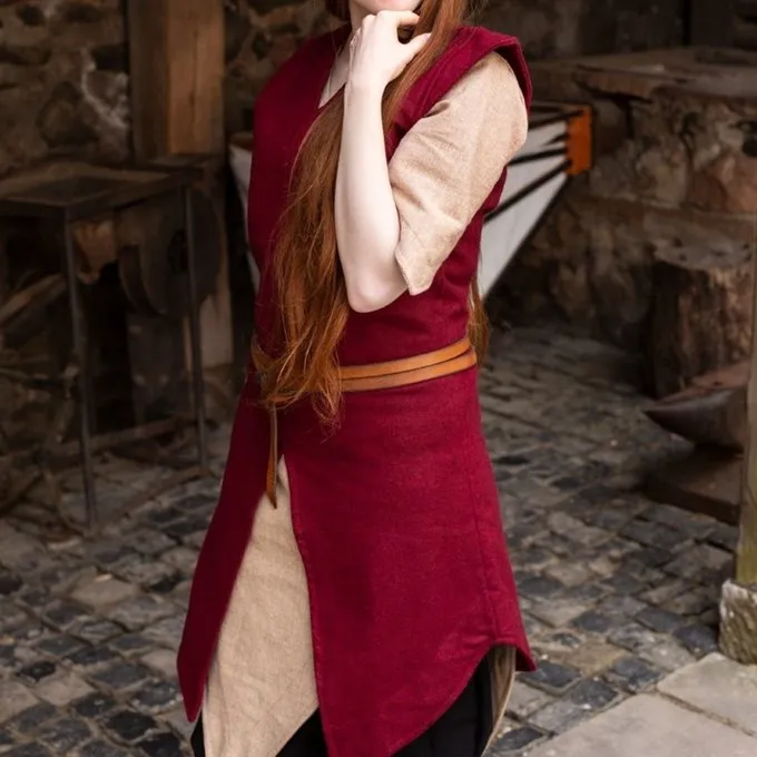 Burgschneider Tunika Meril, Uld, Rød - Billede 2