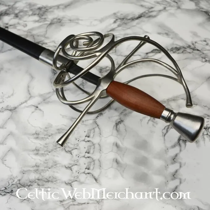 Hanwei Tysk Rapir Med Drejet Fæstet - Billede 3