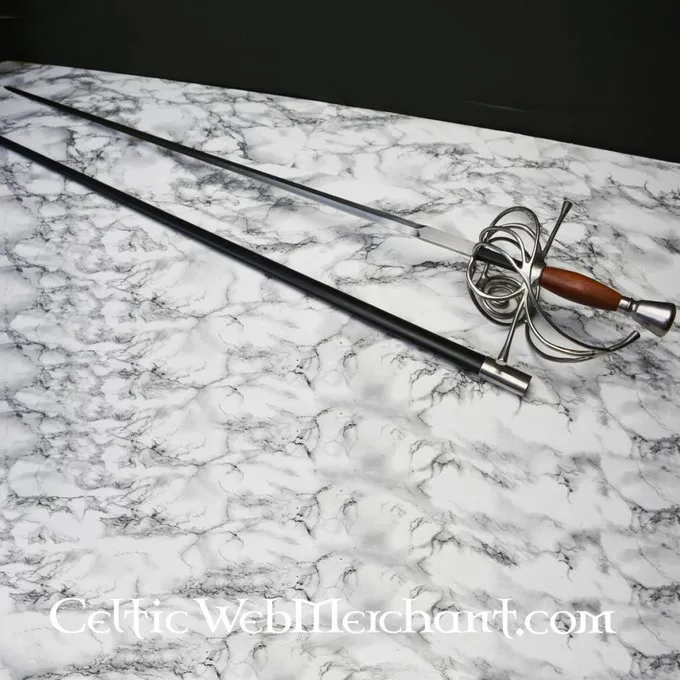 Hanwei Tysk Rapir Med Drejet Fæstet - Billede 6