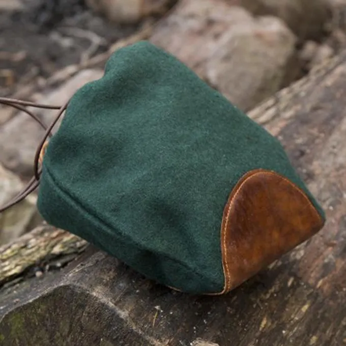 Epic Armoury Uld-læder Etui, Grøn-brun - Billede 2
