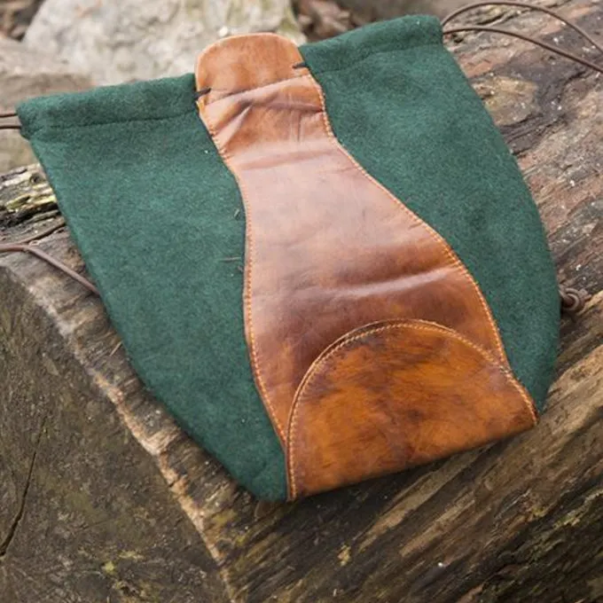 Epic Armoury Uld-læder Etui, Grøn-brun - Billede 3