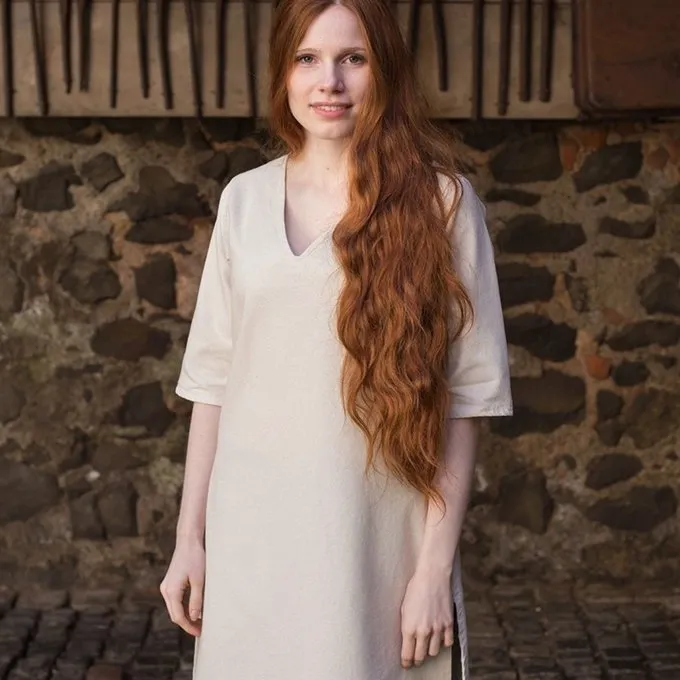 Burgschneider (Under) Tunika Skjold-jomfru Lagertha, Naturlig