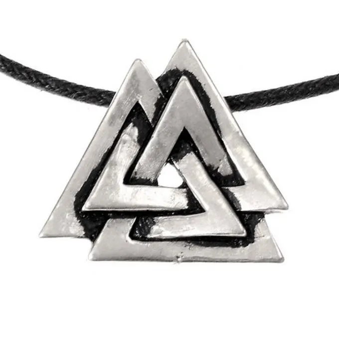 Valknut Amulet, Forsølvede